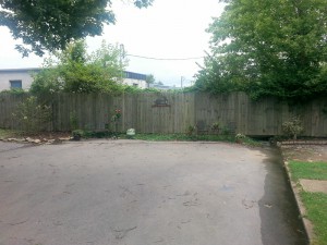 Dead-end street as plaza