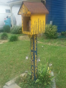 A homemade 'book exchange"