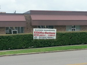 For Lease signage along Codell