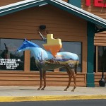 Texas Roadhouse's painted horse