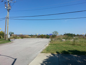 The view from Lake Wales looking toward Richmond Rd.