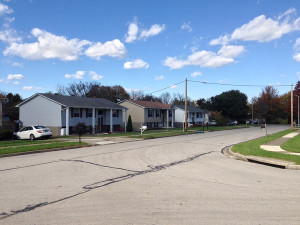 Homes without obvious garages