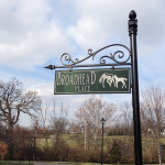 Street signs in the Hartland neighborhood