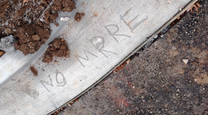 Day 67-Written in Concrete