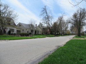 View down Henry Clay Boulevard