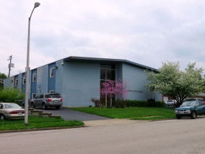 One of a few nice mid-century office buildings along Sparta